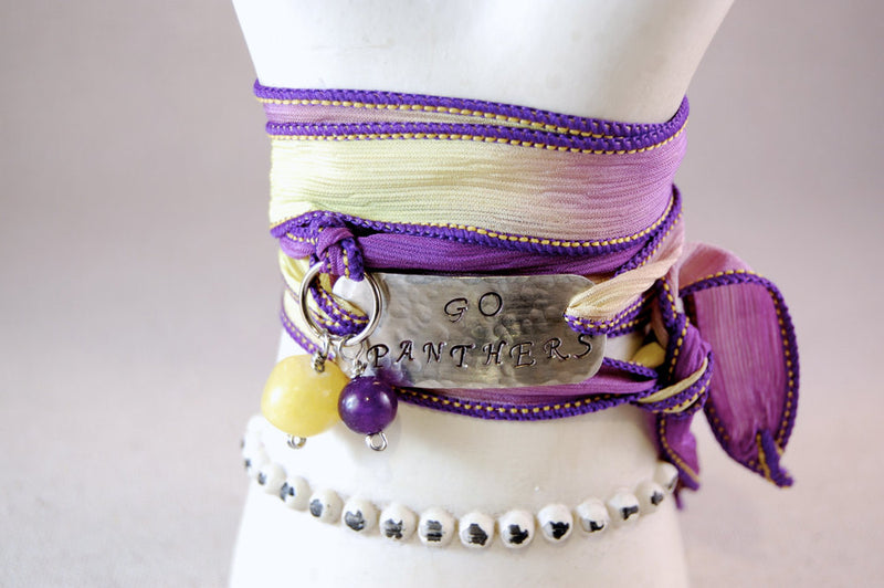 UNI Panther Bracelet, Purple and Gold