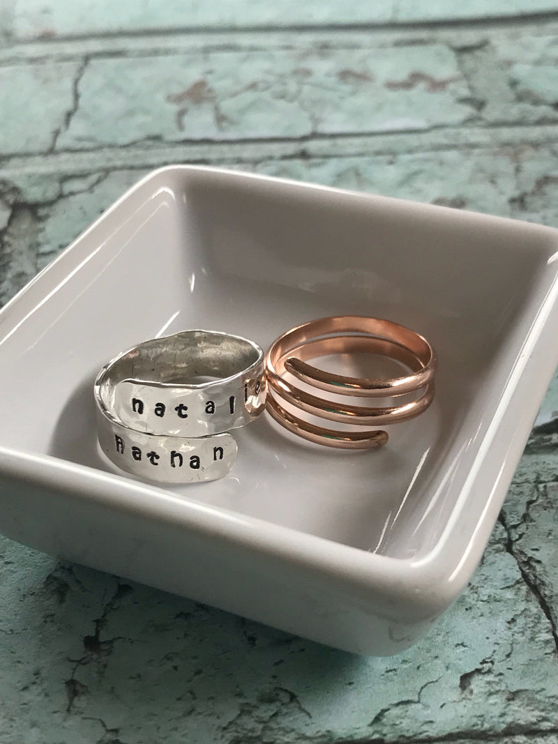 Personalized Mothers Wrap Ring
