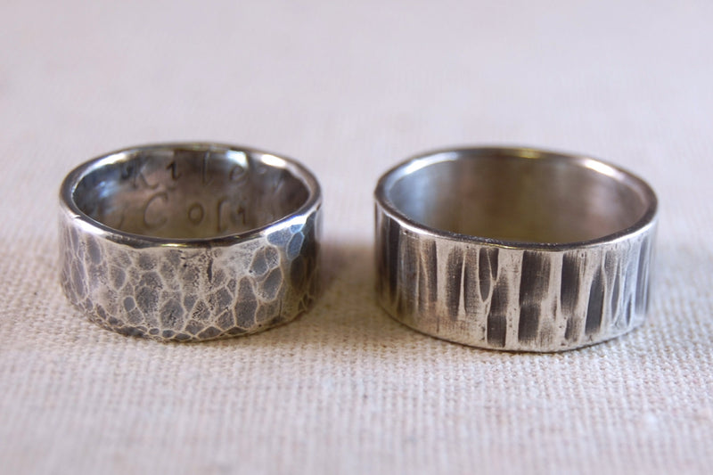 Personalized Fathers Ring Fathers Day Ring Personalized Mens Ring