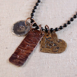 inspirational Necklace - Inspirational Jewelry - Copper Jewelry - Stamped Necklace
