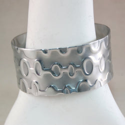 Nickel Free Cuff Bracelet Wide Cuff Bracelet Metal Cuff Bracelet Patterned Cuff Bracelet Textured Cuff Bracelet Hypo Allergenic