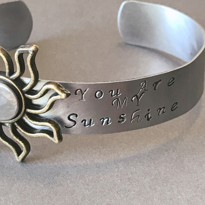 You Are My Sunshine Cuff Bracelet