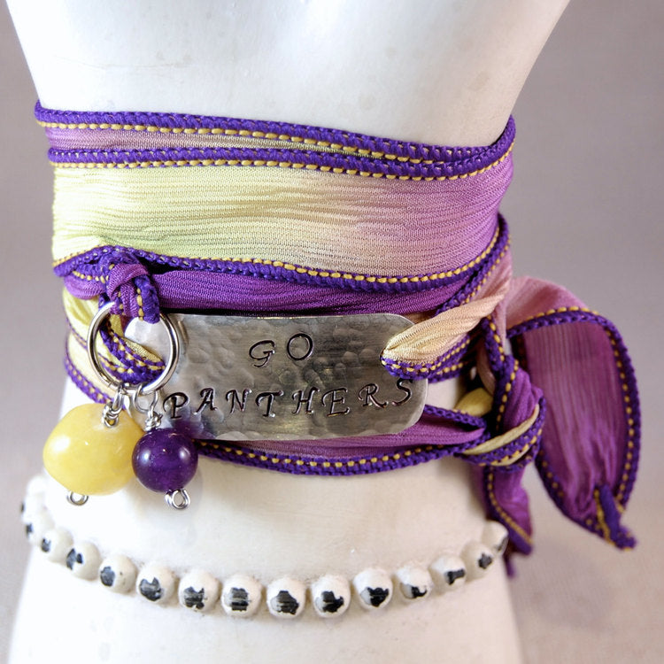 UNI Panther Bracelet, Purple and Gold