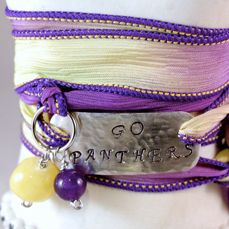 UNI Panther Bracelet, Purple and Gold